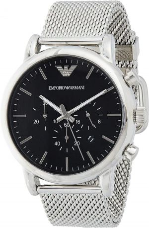 Emporio Armani Men&#x27;s Chronograph Dress Watch With Quartz Movement