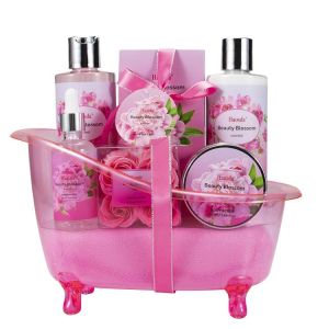 Bath Set Gift Basket for Women bath body Gifts Set perfume gift sets for women Spa gift basket 8pcs Bath Body kit bath products se