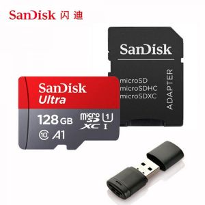 SOUVENIR الكترونيات وهواتف واكسسواراتها Sandisk Ultra Micro SD 128 GB 32 GB 64 GB 256 GB 16G 400 GB Micro SD Karte SD /TF Karte Speicher Karte 32 64 128 gb microSD für T